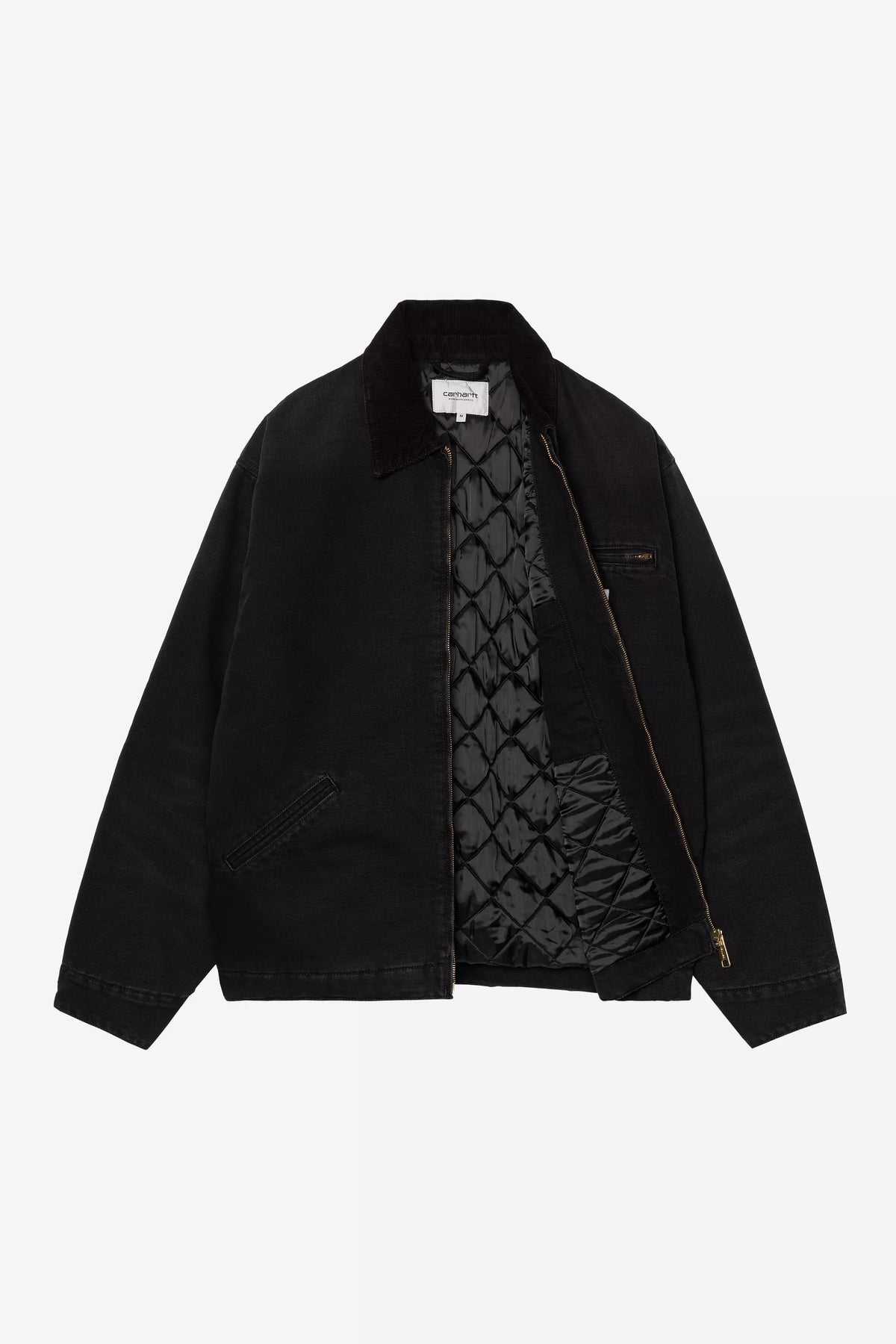Giubbotto Carhartt Wip Black Stone Canvas da Uomo i035614 og detroit