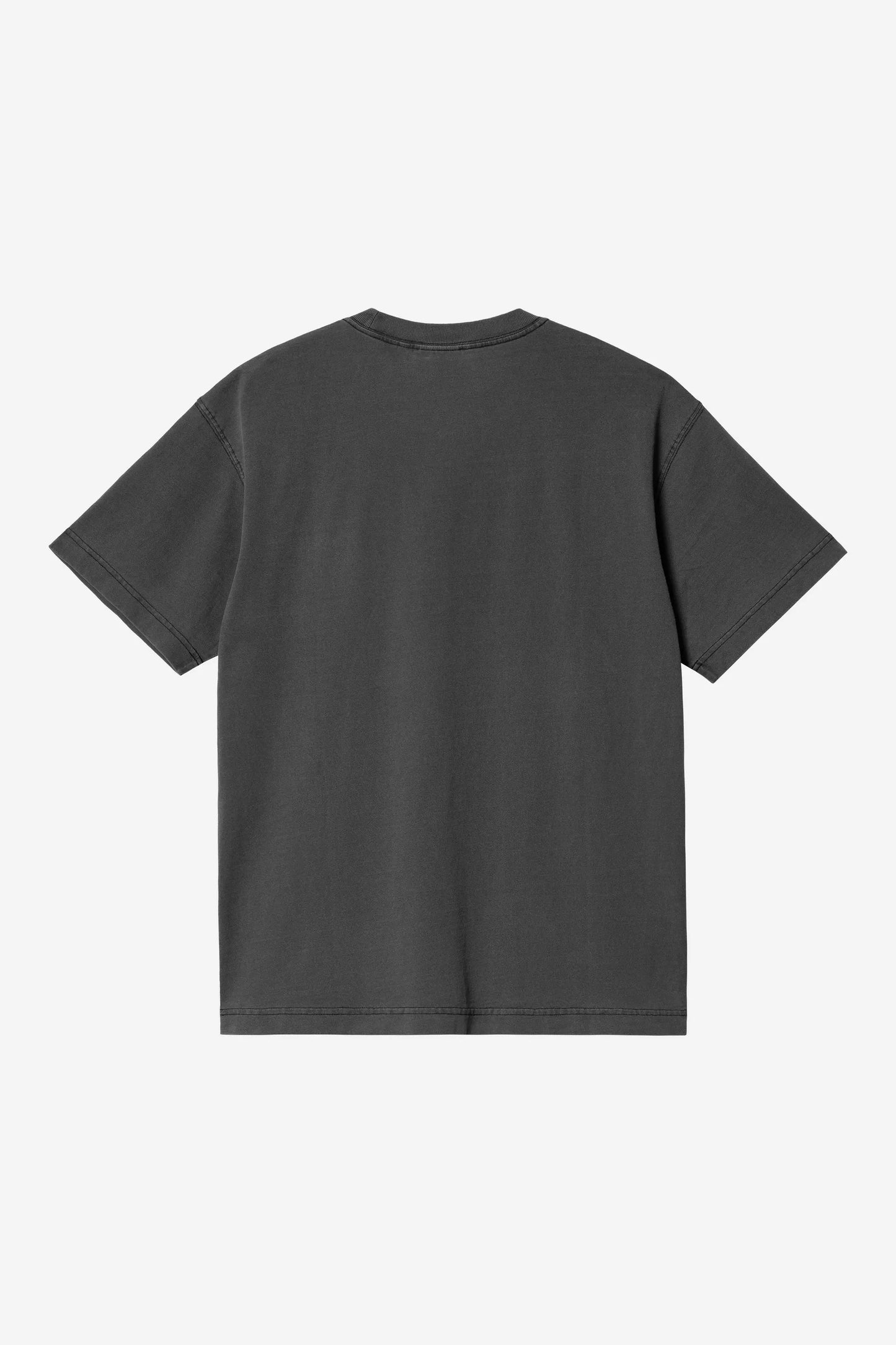 T-Shirt Carhartt Wip Black Garment Dyed da Uomo i029949 nelson