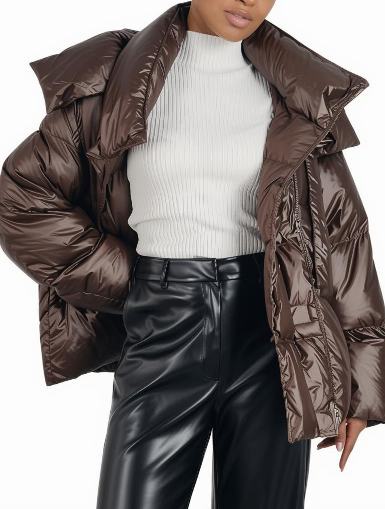 Piumino Vicolo Marrone da Donna tac0085