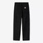 Pantalone Carhartt Wip Black da Uomo i029919 flint