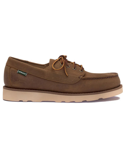 Scarpa Sebago Brown Tan da Uomo 75121cw askookfield crazy horse