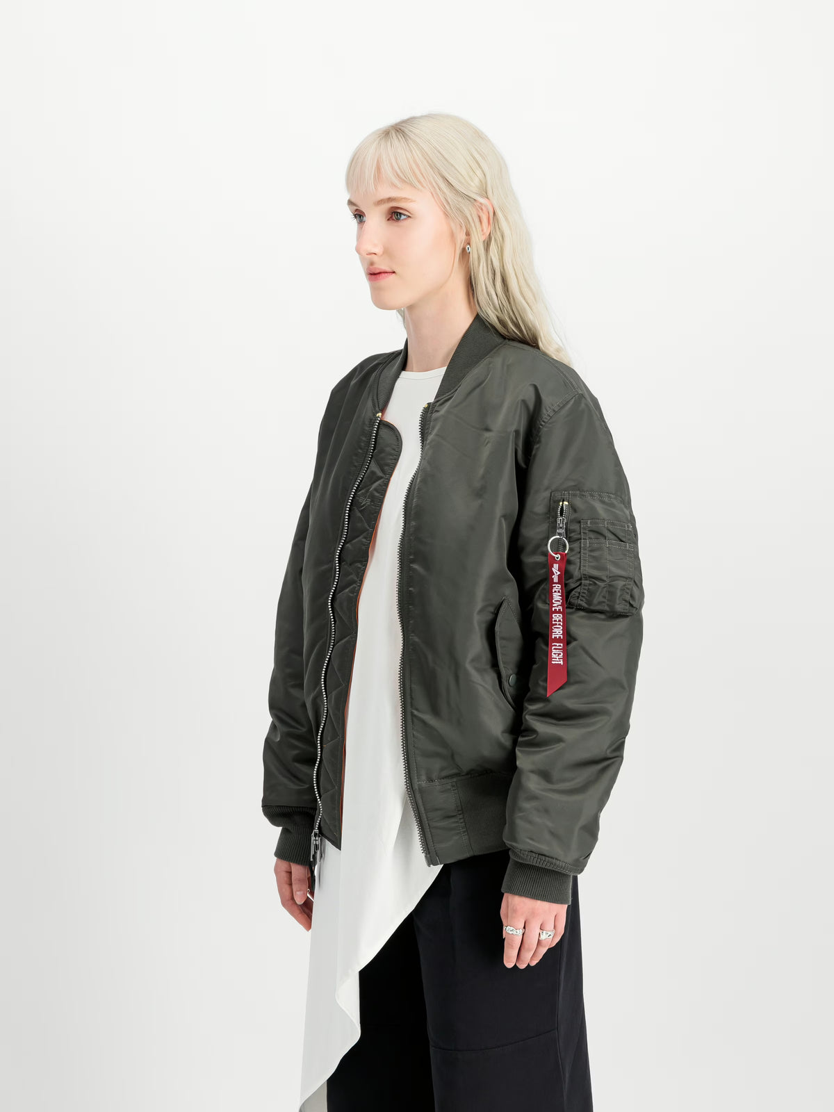 Giubbotto Alpha Industries Rep Grey da Uomo 100101 ma 1 heritage