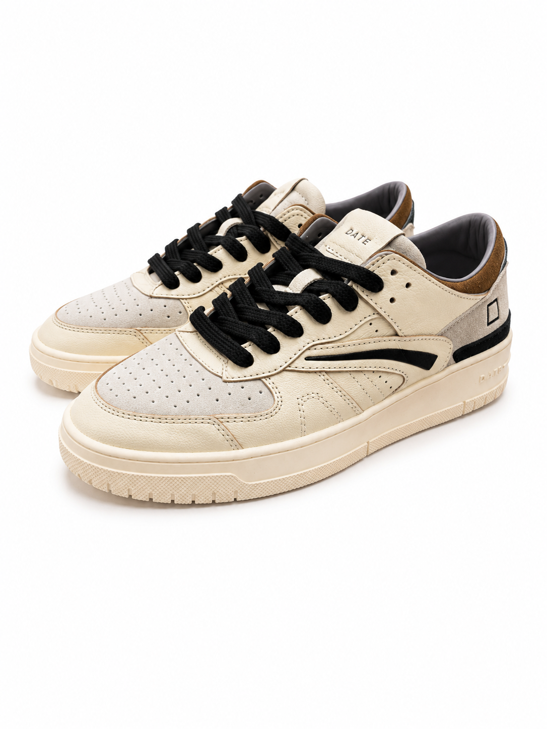 Scarpa Date White Cuoio da Uomo torneo colored