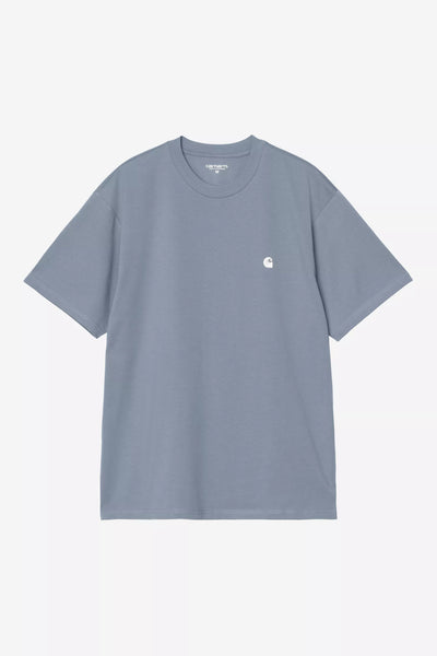 T-Shirt Carhartt Wip Velvet Blue da Uomo i033000  madison