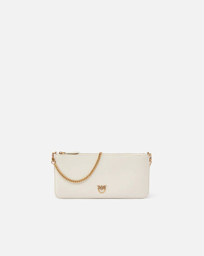 Borsa Pinko Bianco da Donna horizontal flat vitello seta