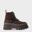 Scarpa Copenhagen Studios Chocolate da Donna lace up boot cph697 suede