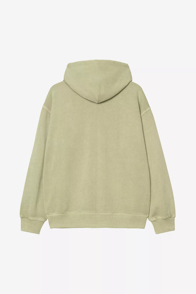 Felpa Carhartt Wip Gentle Green da Uomo i033064 nelson hood