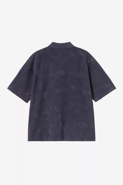 Polo Carhartt Wip Dark Navy Destroy Wash da Uomo i036856 painter