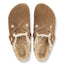 Scarpa Birkenstock dark Tea da Uomo 1032432 Boston pelliccia di agnello