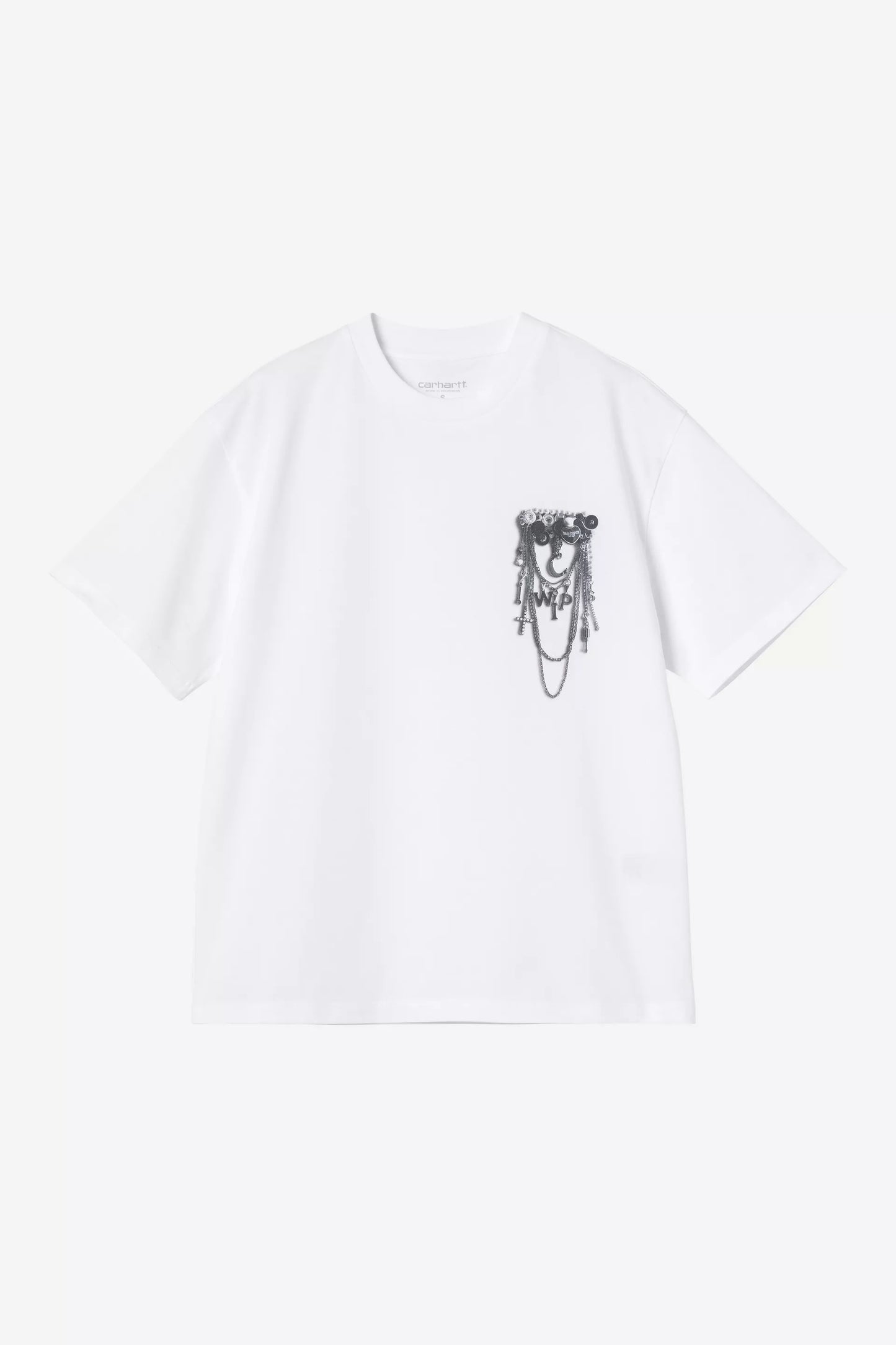 T-Shirt Carhartt Wip White da Donna i036030 inverted charm