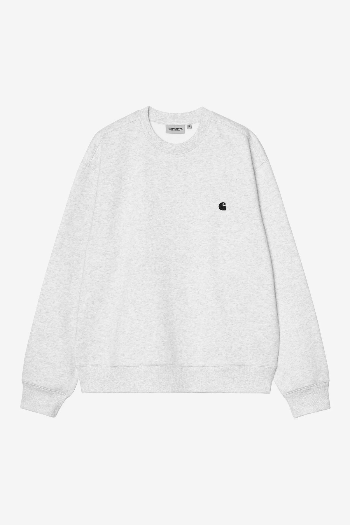 Felpa Carhartt Wip Ash Heater Black da Uomo i037099 mack