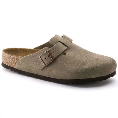 Scarpa Birkenstock Taupe da Uomo 0560773 boston plantare morbido