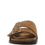 Scarpa  Alohas Suede Tan da Donna alba