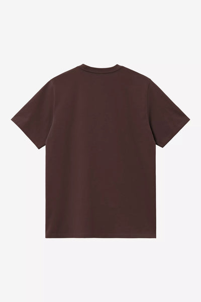 T-Shirt Carhartt Wip Palisander Goldgold da Uomo i026391 ss chase