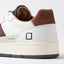 Scarpa Date White Bordeaux da Uomo court 2.0 vintage