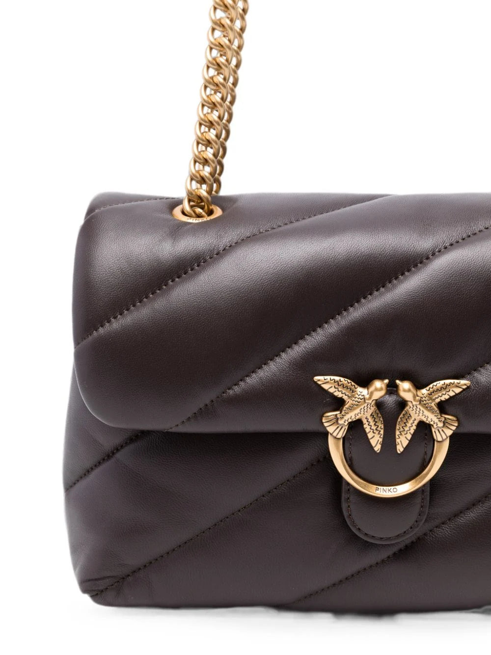 Borsa Pinko M12q  Marrone scuro da Donna love puff classic 107616 a0f2
