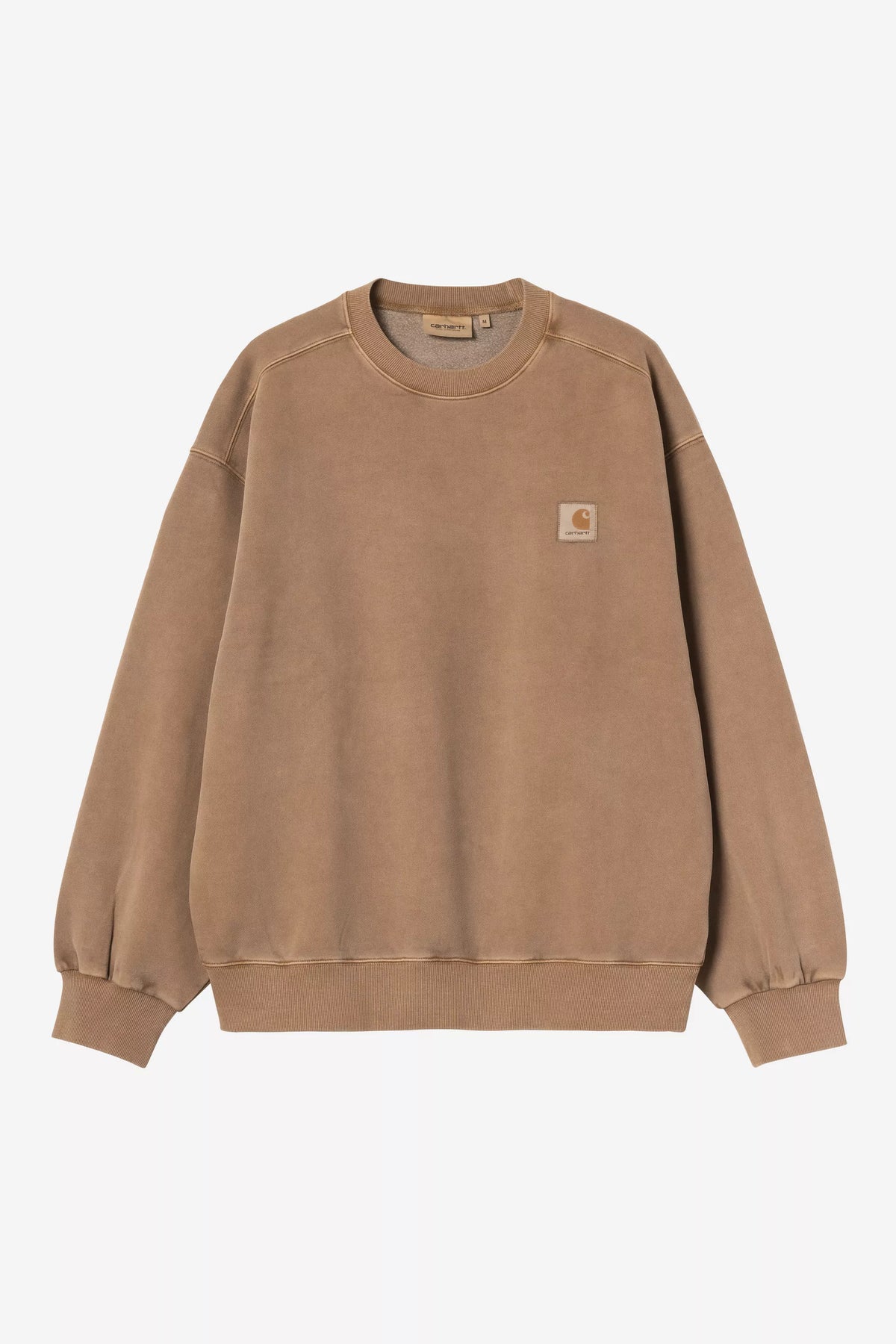 Felpa Carhartt Wip Brown Garmen Dyed da Uomo i029522 vista