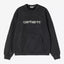 Felpa Carhartt Wip Black Destroy Wash Splatter da Uomo i036899 painter