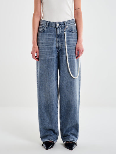 Jeans Vicolo Lalia Grigio Blu da Donna df5015