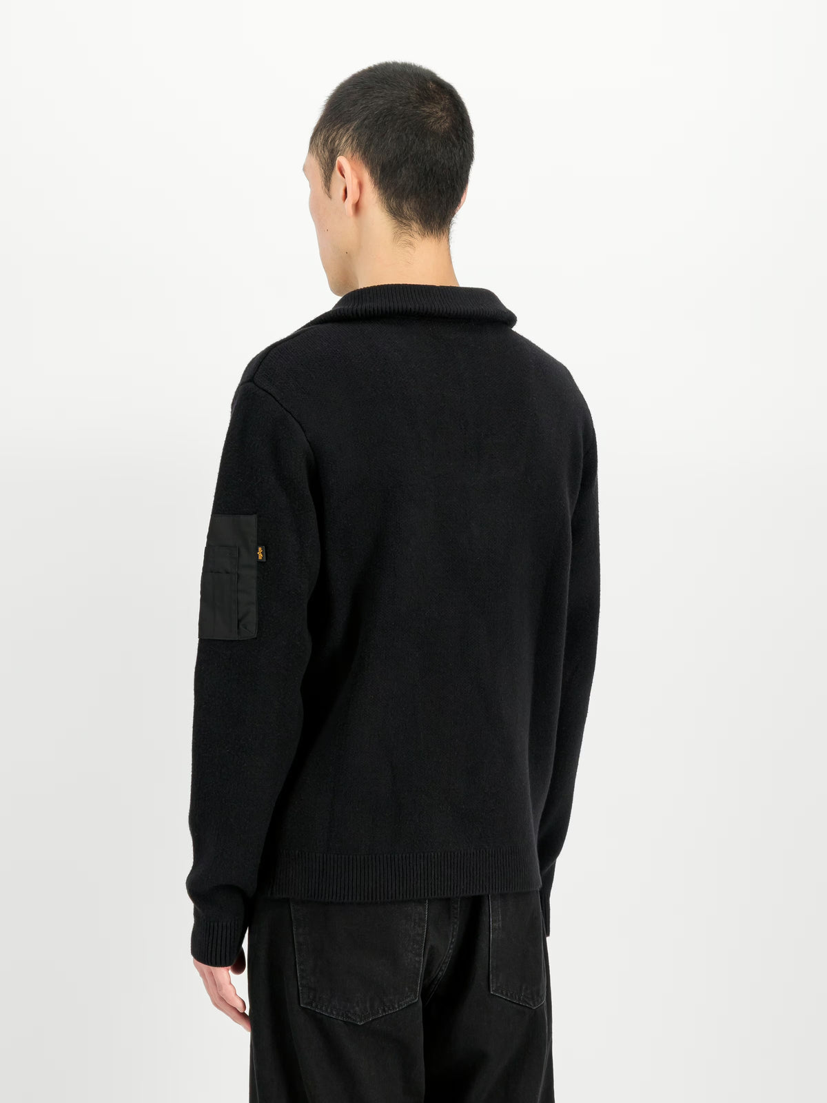 Maglia Alpha Industries Nero da Uomo 268402 troyer