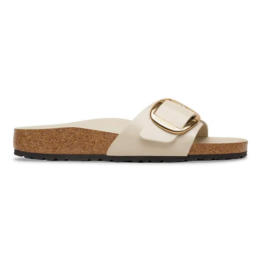 Scarpa Birkenstock Shine Oyster da Donna 1031823 arizona big buckle hex