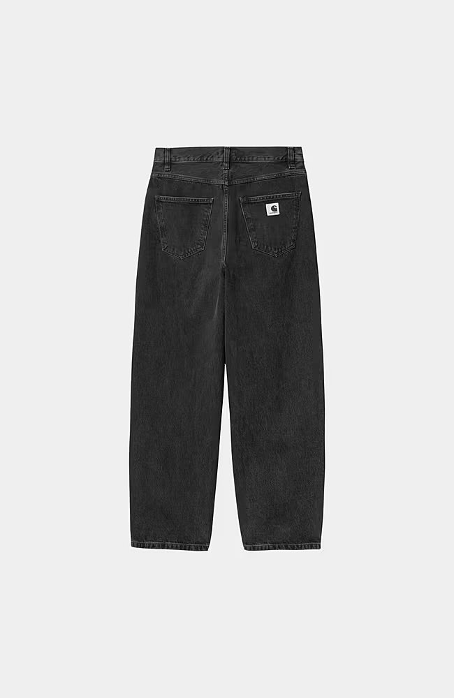 Pantalone Carhartt Wip Black Stone Washed da Donna i035892