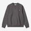 Felpa Carhartt Wip Graphite da Uomo i025475 american script