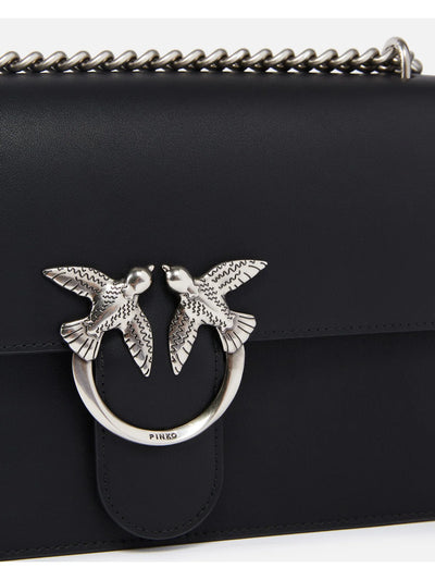 Borsa Pinko Nero argento da Donna love one classic 1000941
