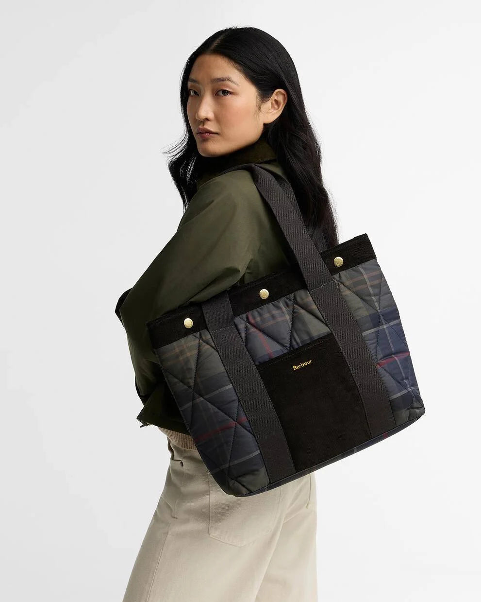 Borsa Barbour Tn43 da Donna lba0589 healy tartan tote