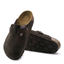 Scarpa Birkenstock Mocca da Uomo 660463 boston sfb  suede leather