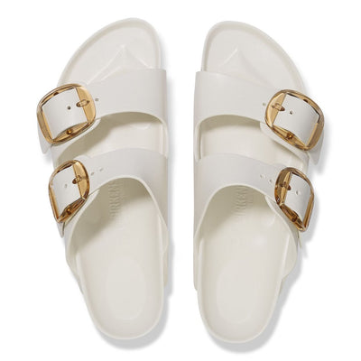 Scarpa Birkenstock Eggshell da Donna 1029651 arizona big buckle