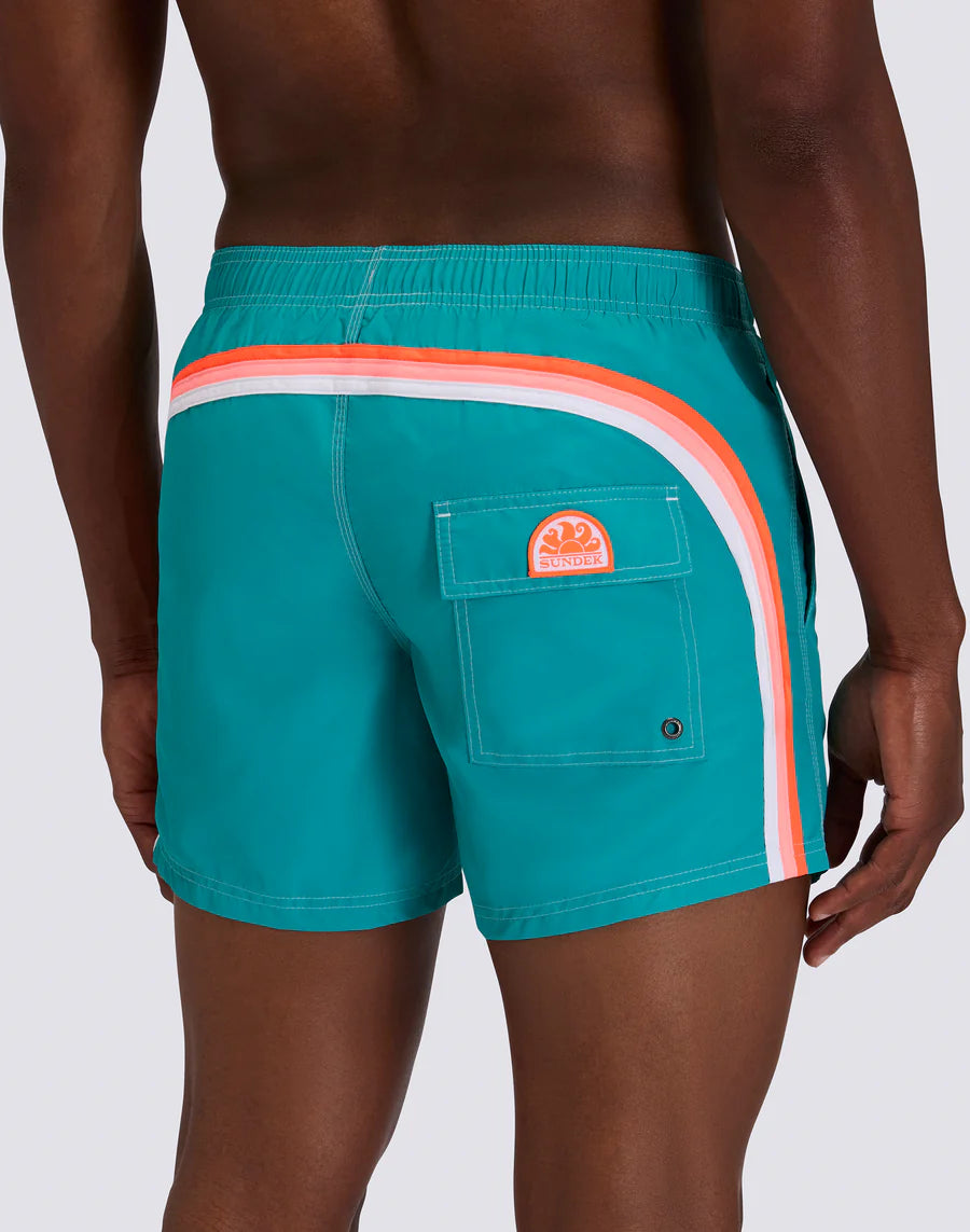 Costume Sundek Blu Island da Uomo m504bdta100 boardshort