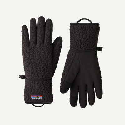 Guanti Patagonia Blk da Uomo 34585 retro pile