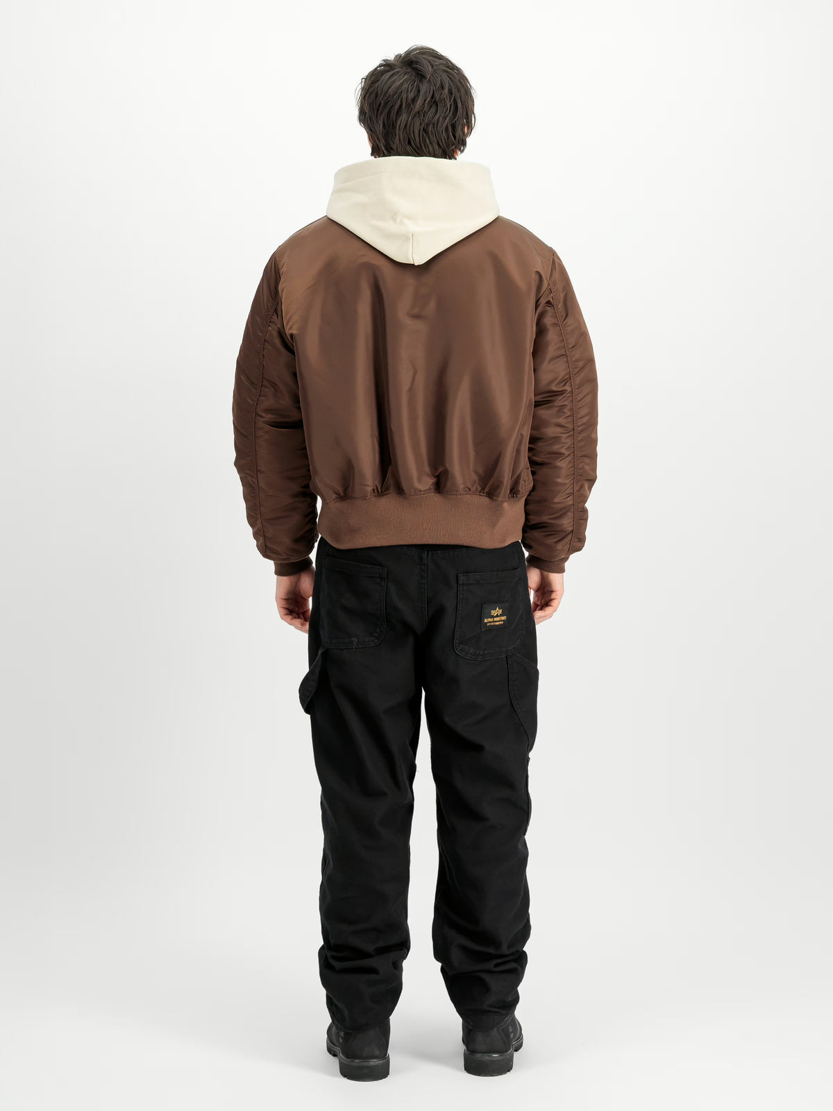 Giubbotto Alpha Industries Powder Brown da Uomo 100102 cwu 45 heritage
