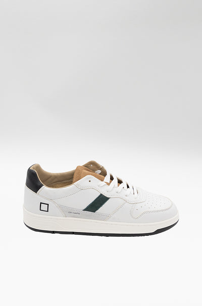 Scarpa Date White Cuoio da Uomo court 2.0 vintage