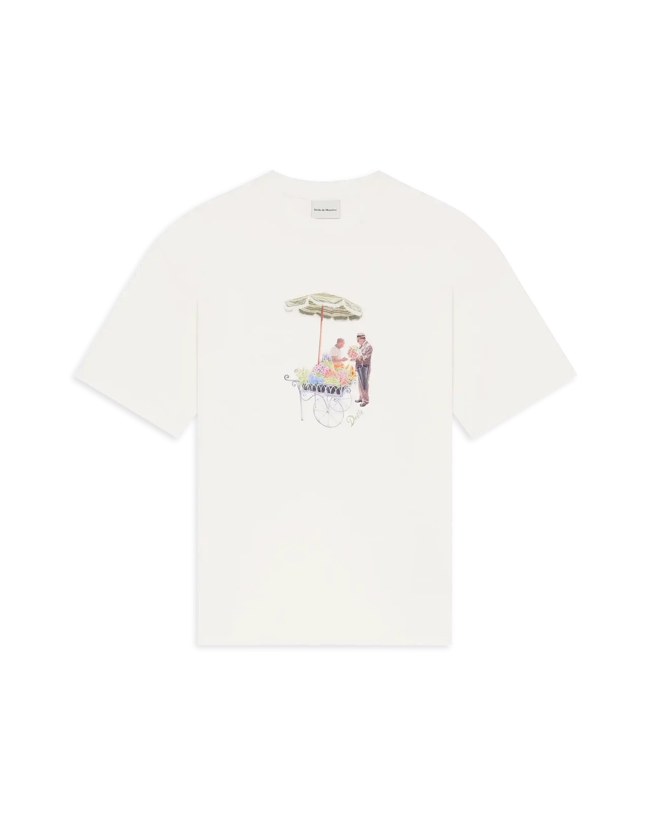 T-Shirt Drole De Monsieur Off White da Uomo ts310co002