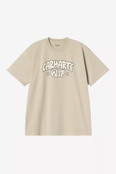 T-Shirt Carhartt Wip Barchan da Uomo i036200 cloud script