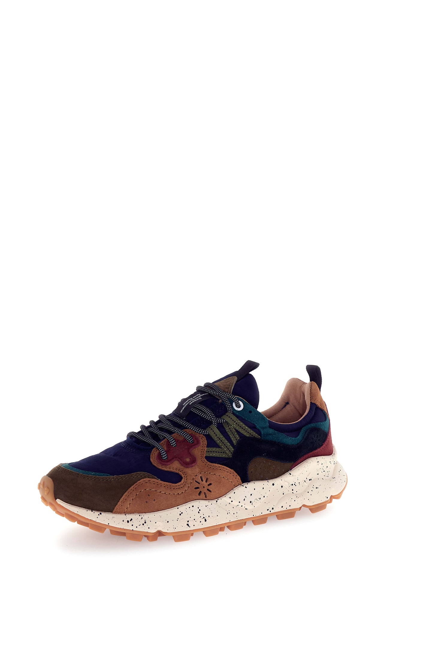 Scarpa Flower Mountain Mud Light Brown Navy da Uomo 2017818 01 yamano 3