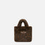 Borsa Mc2 Saint Barth Dark Leopard da Donna vanity mini soft fur