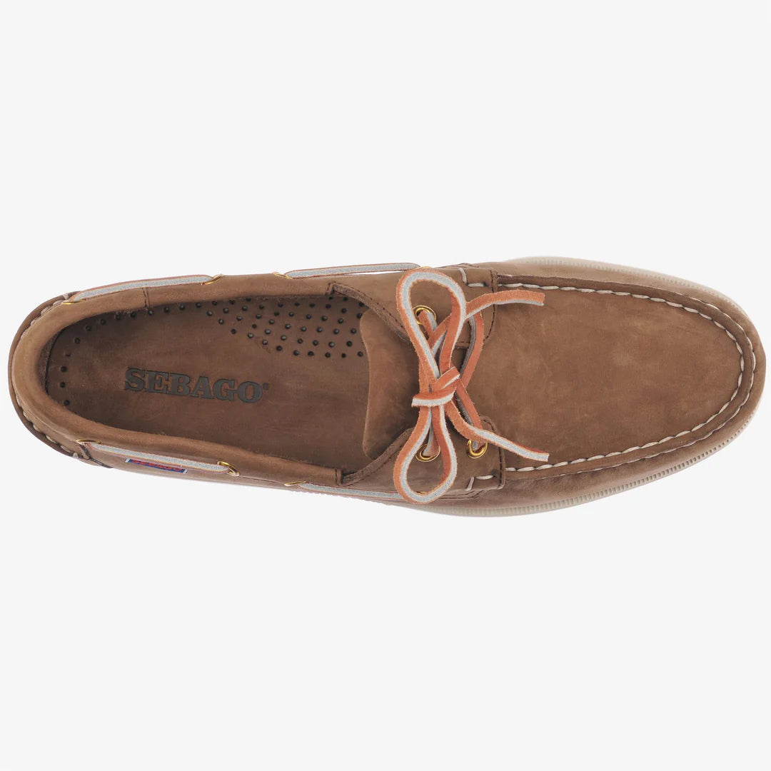 Scarpa Sebago Brown Dk Yellow Gold  da Uomo 7000ga0 aco
