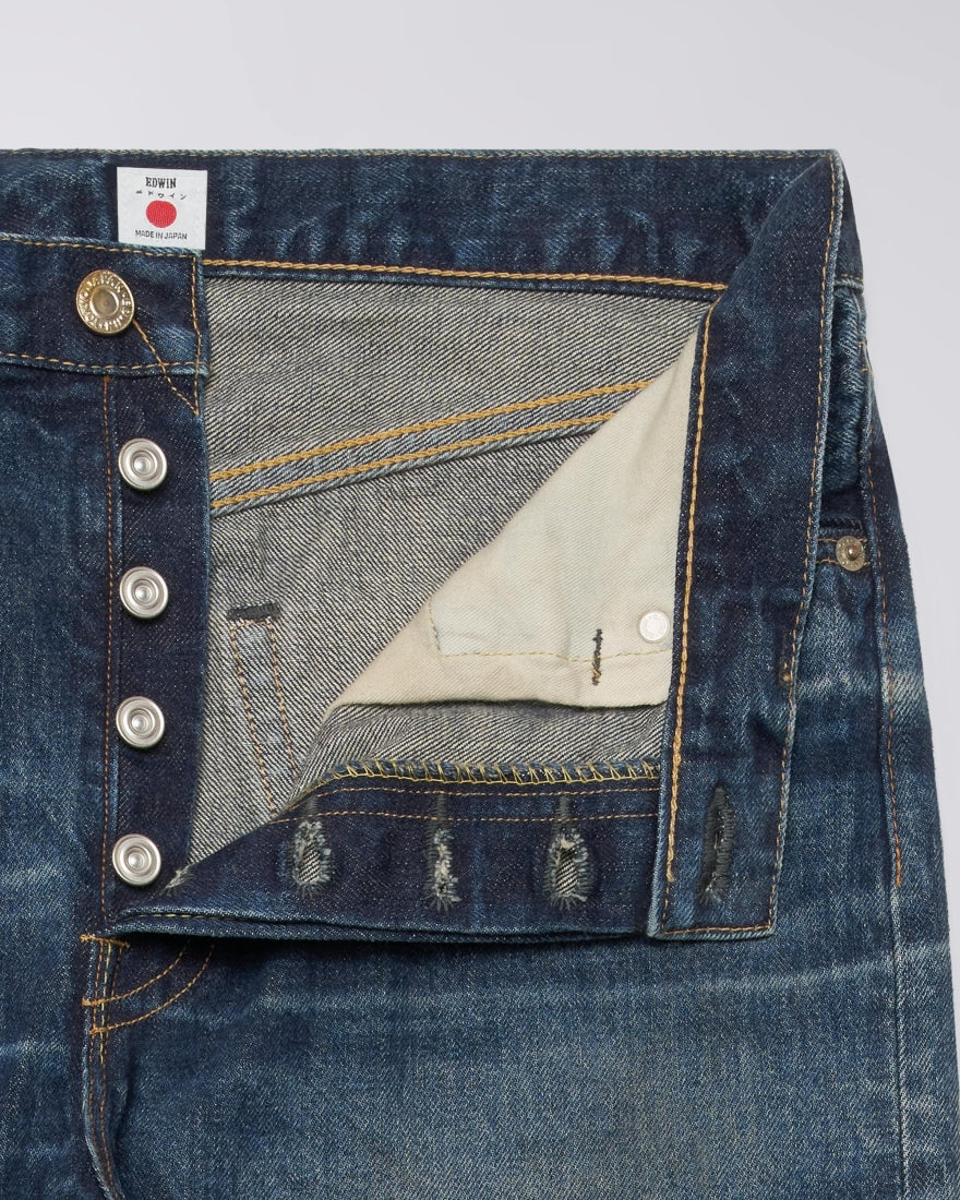 Jeans Edwin Dark Used da Uomo i034264 regualr tapered japan