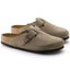 Scarpa Birkenstock Taupe da Uomo 0560773 boston plantare morbido