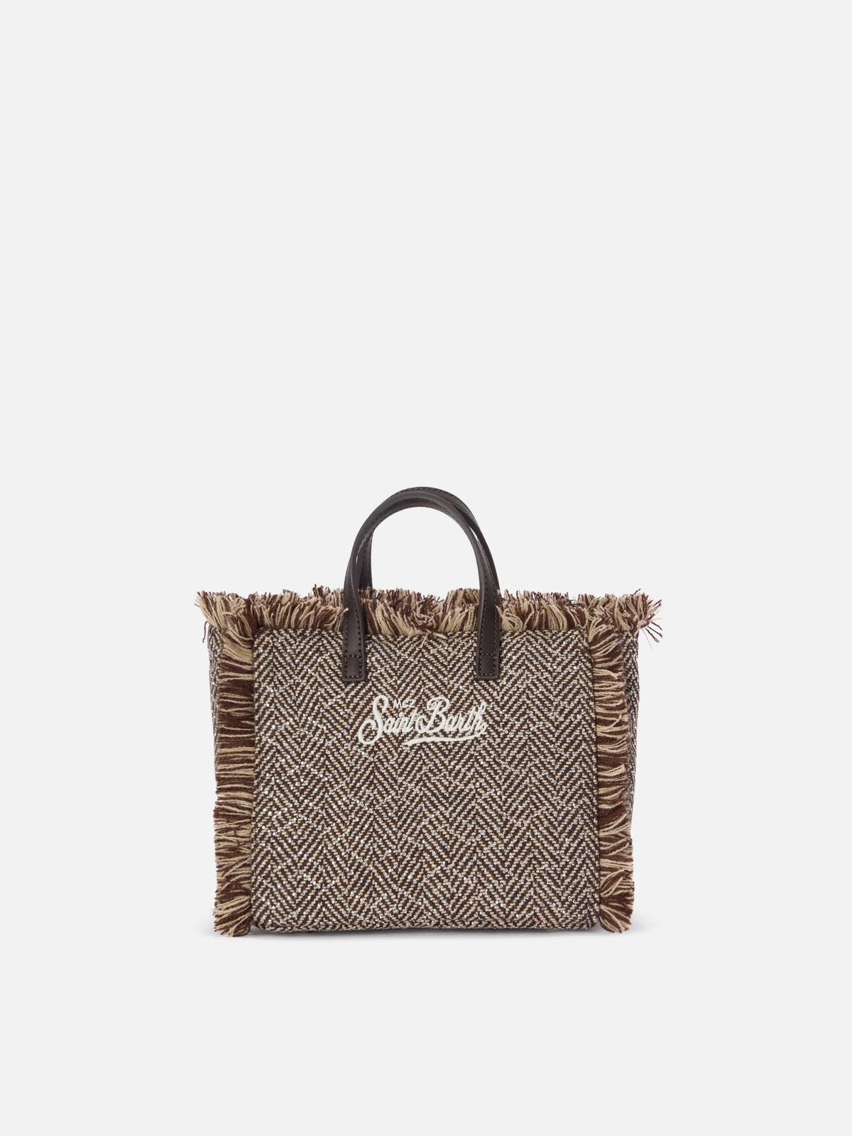 Borsa Mc2 Saint Barth 4514 Herringb da Donna vanity mini wool