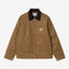 Giubbotto Carhartt Wip Hamilton Brown Tobacco Rigid da Uomo i015264 dtroit