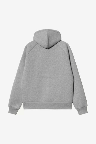 Felpa Carhartt Wip Grey Heater da Uomo i032935 car lux
