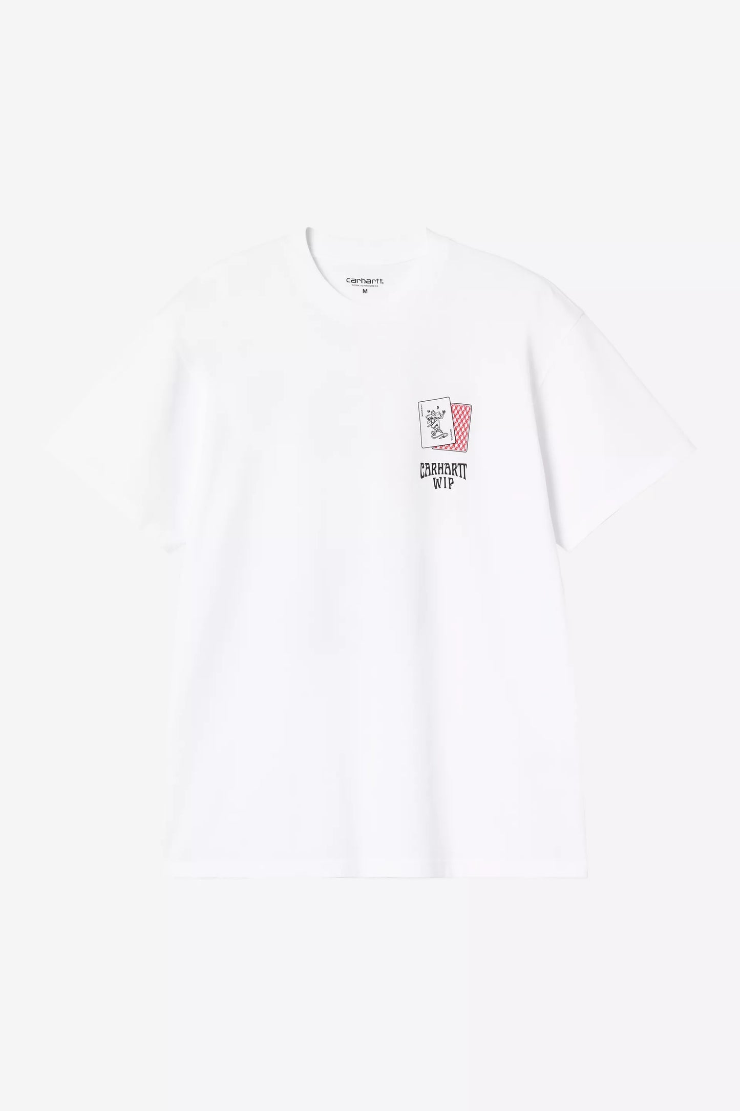 T-Shirt Carhartt Wip White da Uomo i036895 playng card