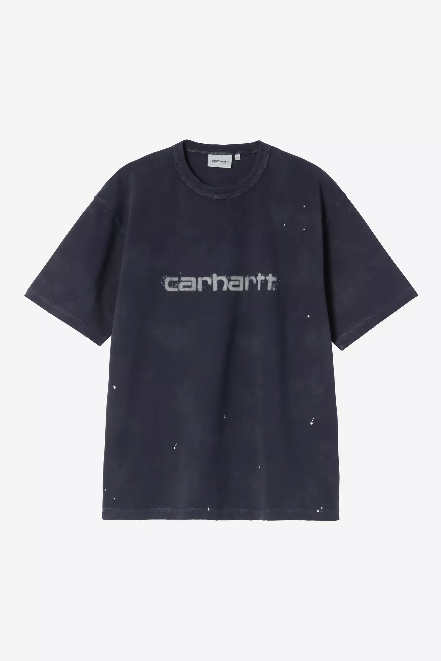 T-Shirt Carhartt Wip Dark Navy Destroy Wash da Uomo i036853 painter