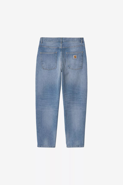 Jeans Carhartt Wip Blue Light Used Wash da Uomo i029208 newel