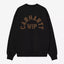 Felpa Carhartt Wip Black Hamilton Brown Stone da Uomo i037266 arch script
