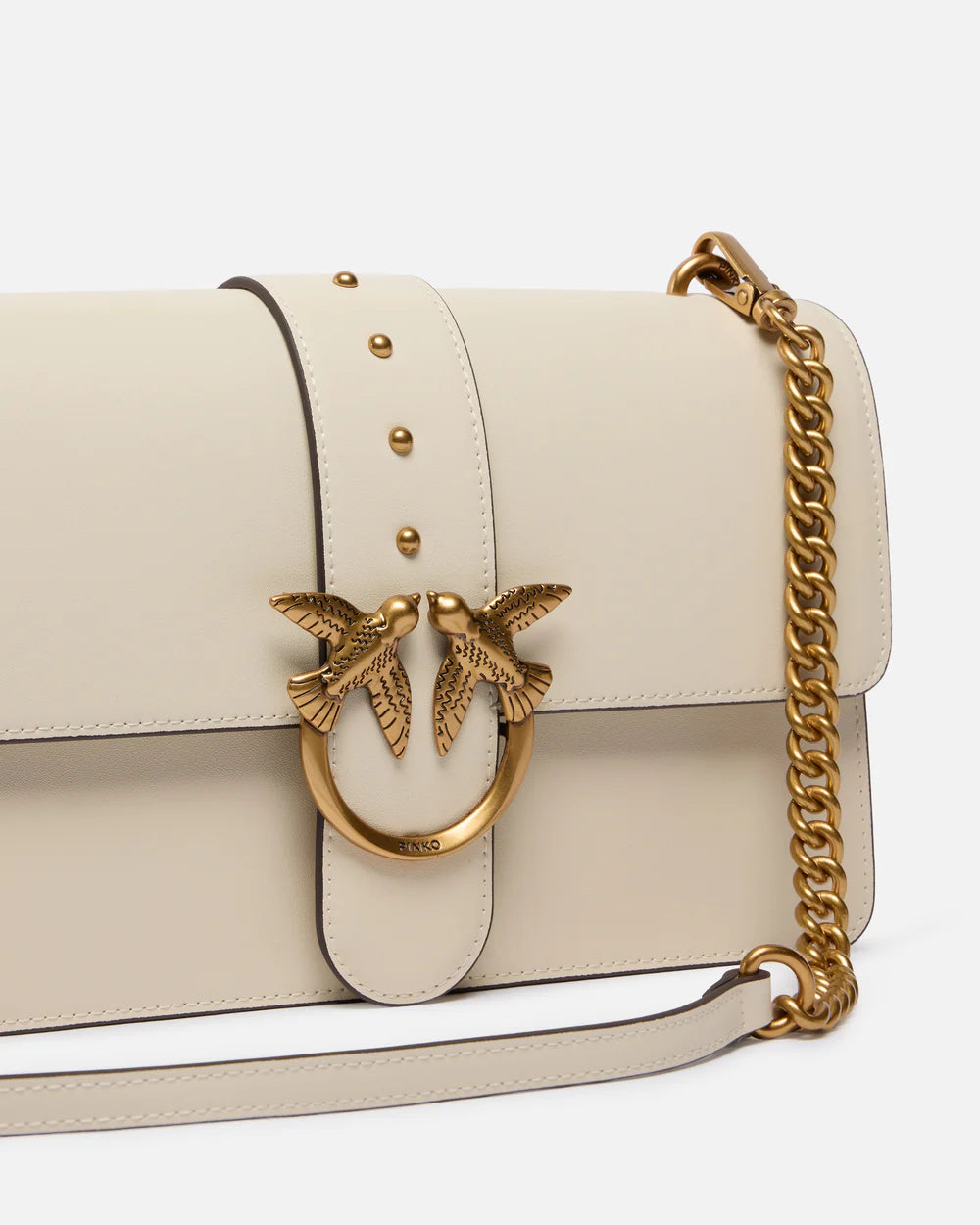 Borsa Pinko Beige da Donna love one classic st cl vitello seta